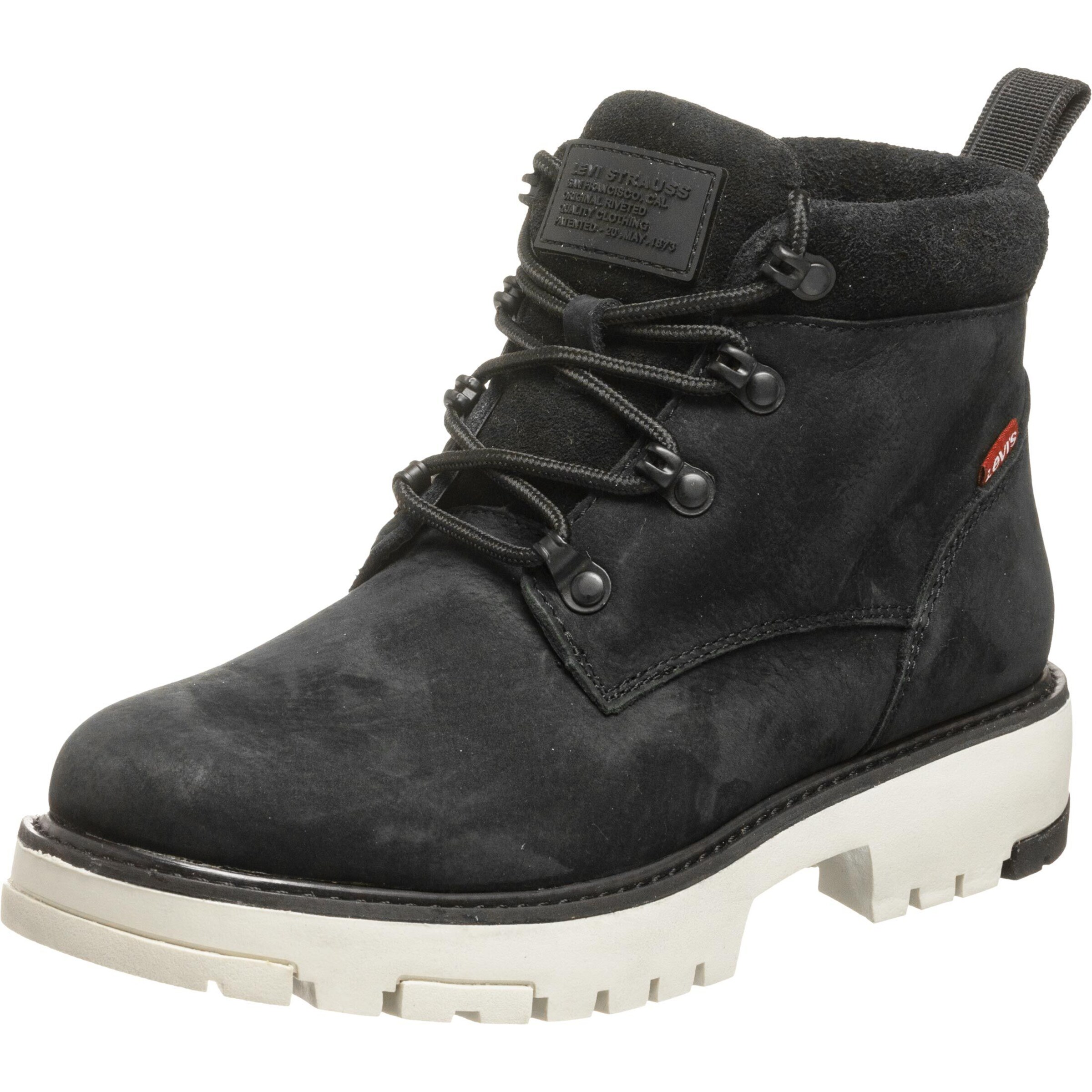 Bottines à lacets 'Solvi' LEVI'S ® en noir : devant