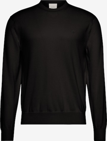Pull-over Calvin Klein en noir : devant