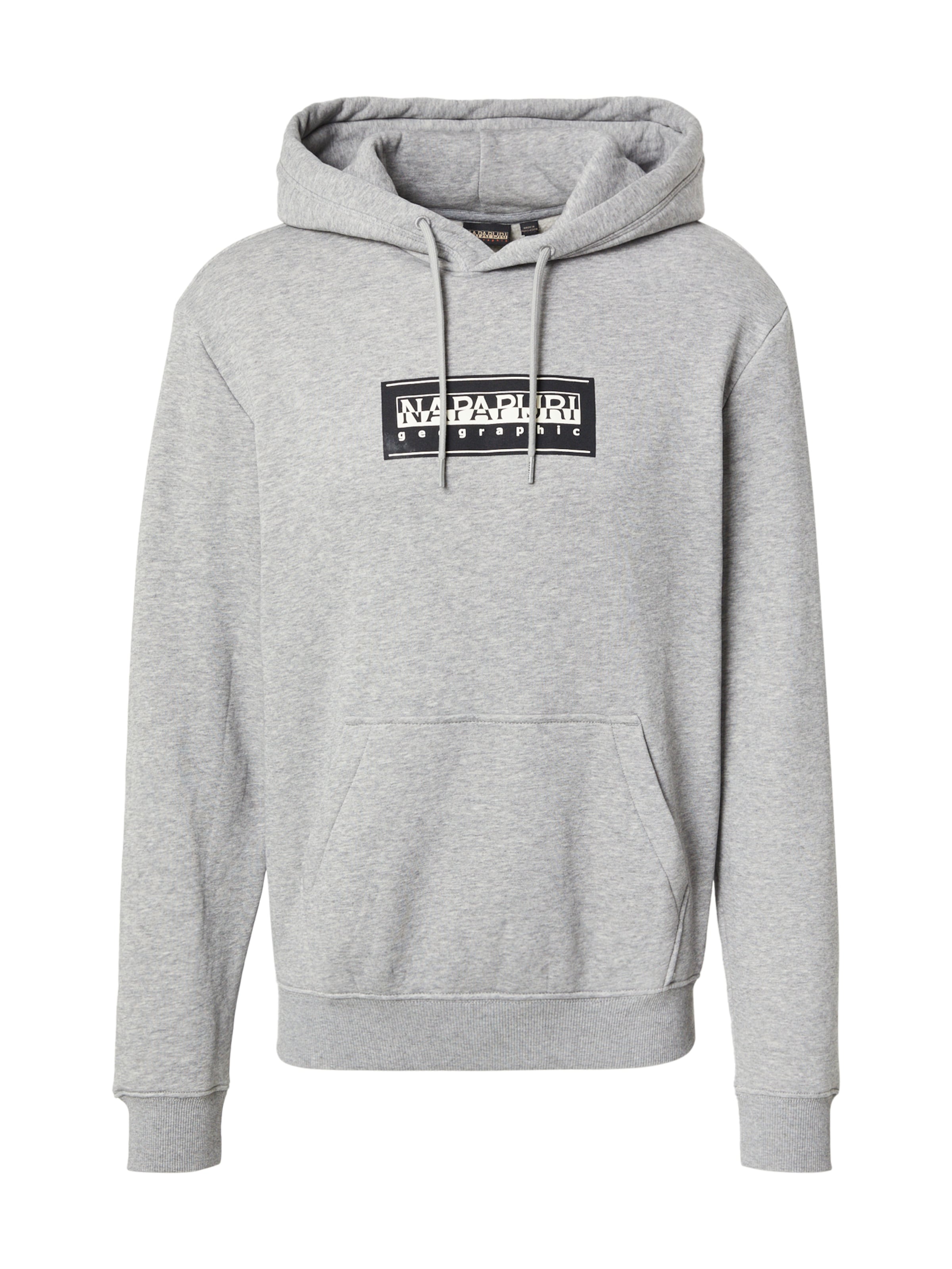 NAPAPIJRI Μπλούζα φούτερ σε γκρι: μπροστά