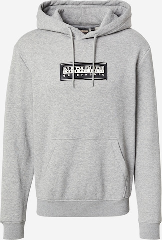 Sweat-shirt NAPAPIJRI en gris : devant