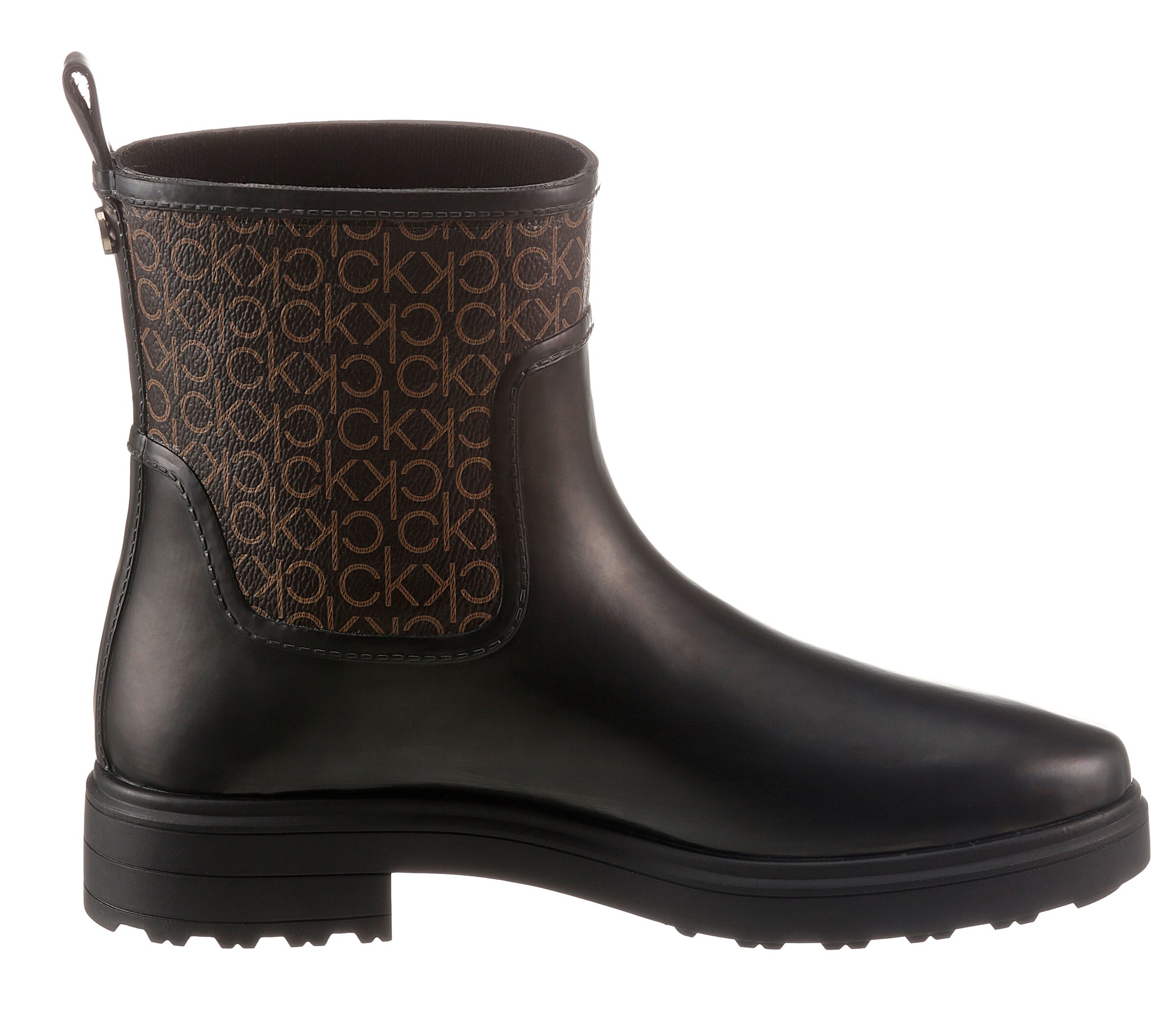 calvin klein rubber boot
