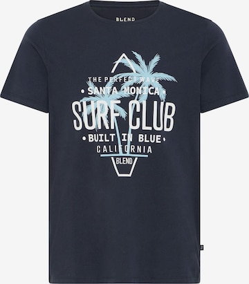 BLEND - Camisa 'Califo' em azul: frente