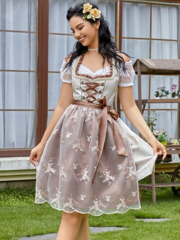 Yesfashion Dirndl in Orange