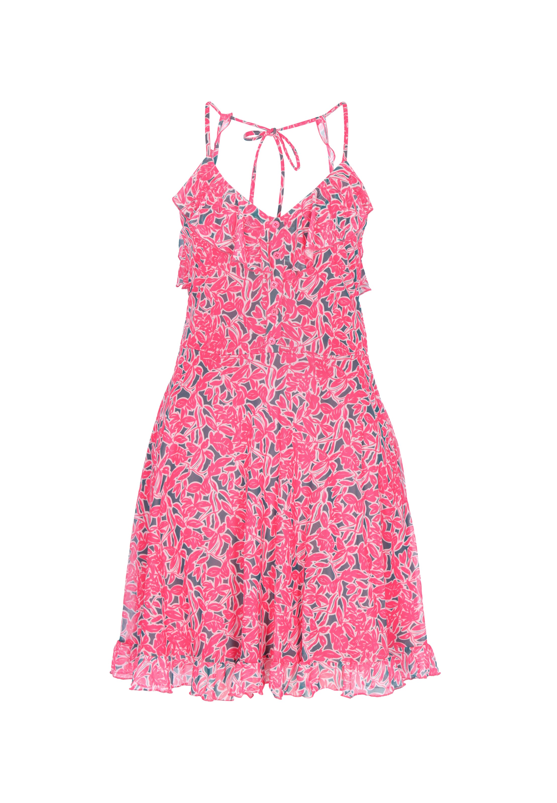 IZIA - Vestido em rosa: frente