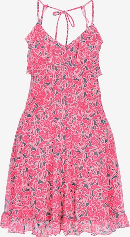 IZIA - Vestido em rosa: frente