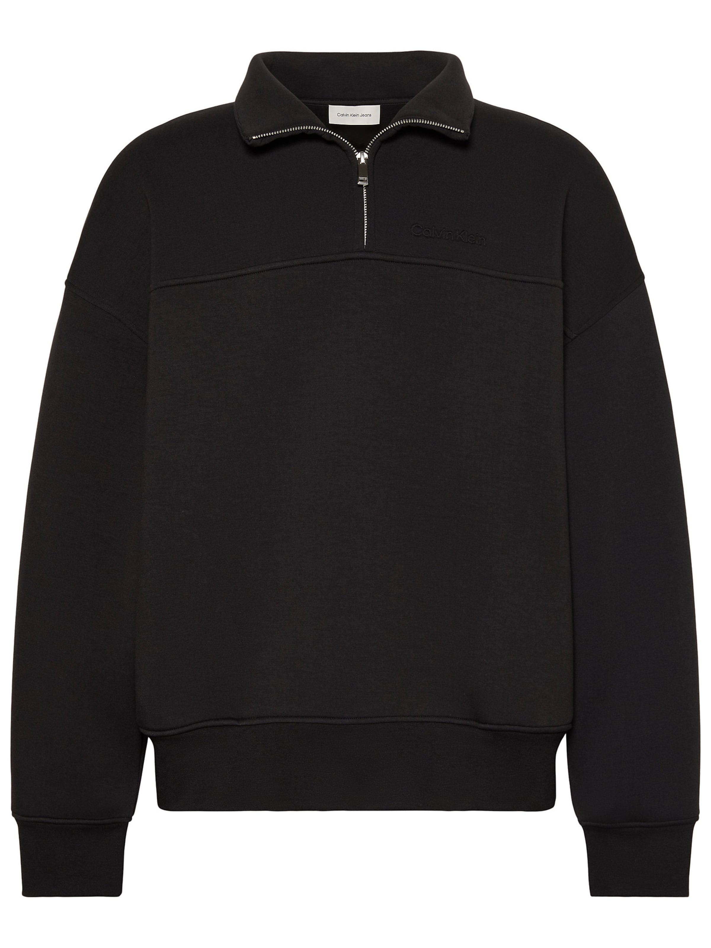 Calvin Klein Sweatshirt in Black: front