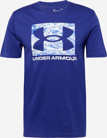 UNDER ARMOUR Funkční tričko – modrá: přední strana