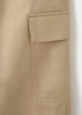 MANGO MAN Regular Cargo Pants in Beige