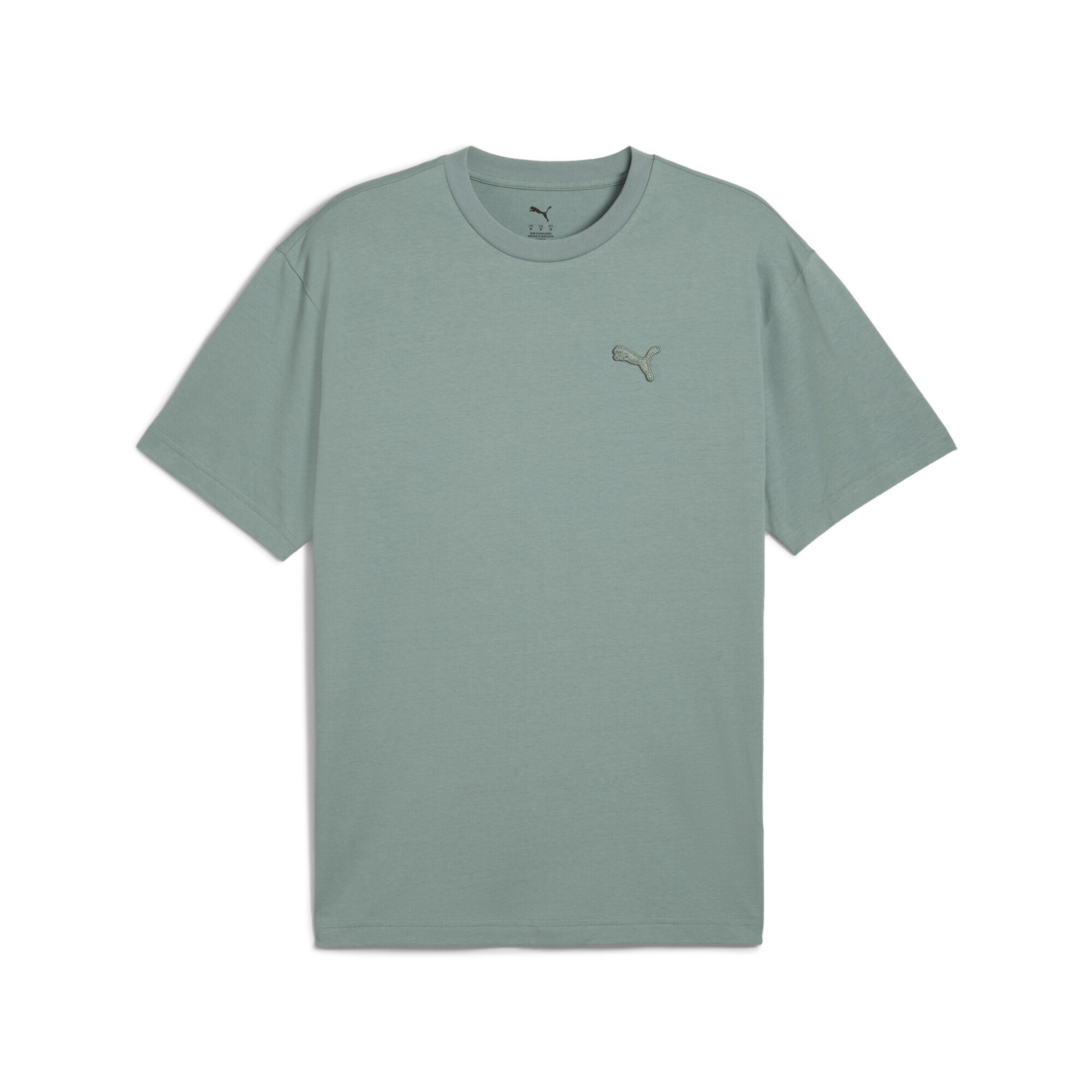 PUMA Shirt 'Essentials' in Groen: voorkant