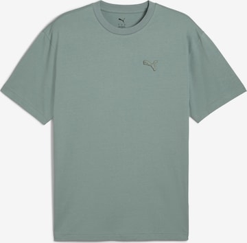 PUMA Sportshirt 'Essentials' in Grün: Vorderseite