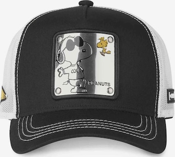 Casquette 'Gorra capslab negra snoopy silver plate trucker cap' Capslab en noir : devant
