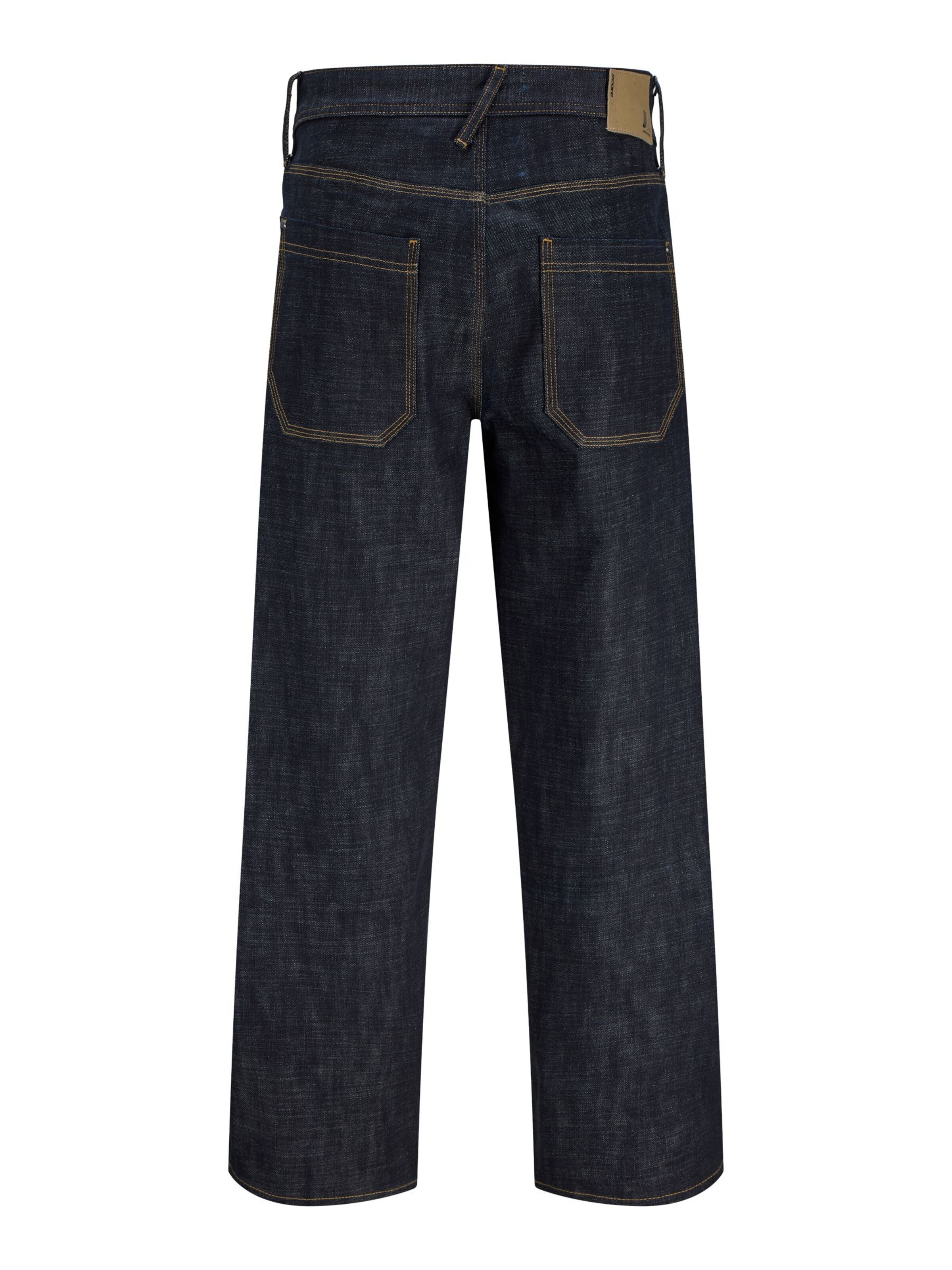 JACK & JONES Wide leg Jeans 'DAVE' in Blauw