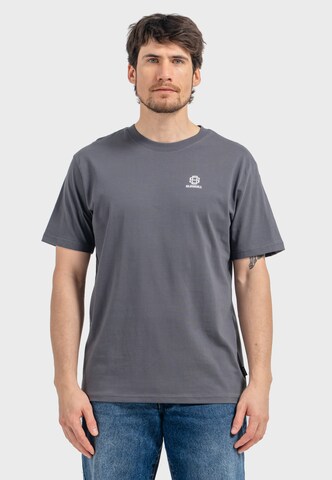 Oldskull Shirt 'Basic Oldskull 25' in Grey