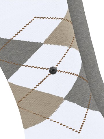 BURLINGTON Socks 'Everyday Argyle Mix 2-Pack' in White