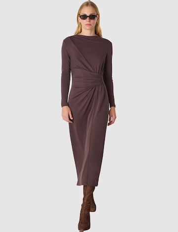 Whistles Dress in Brown: front
