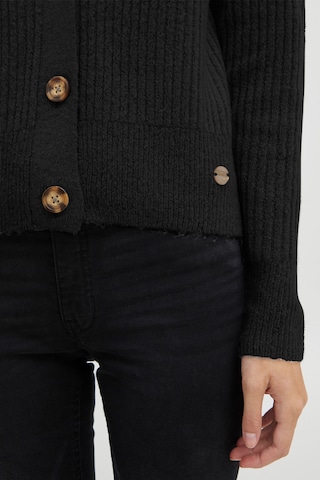 Oxmo Knit Cardigan 'Norene' in Black