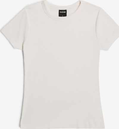 G-STAR Shirt 'Slim Rib T-Shirt' in L in White, Item view