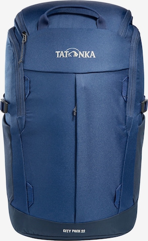 TATONKA Rugzak 'City Pack 22' in Blauw: voorkant