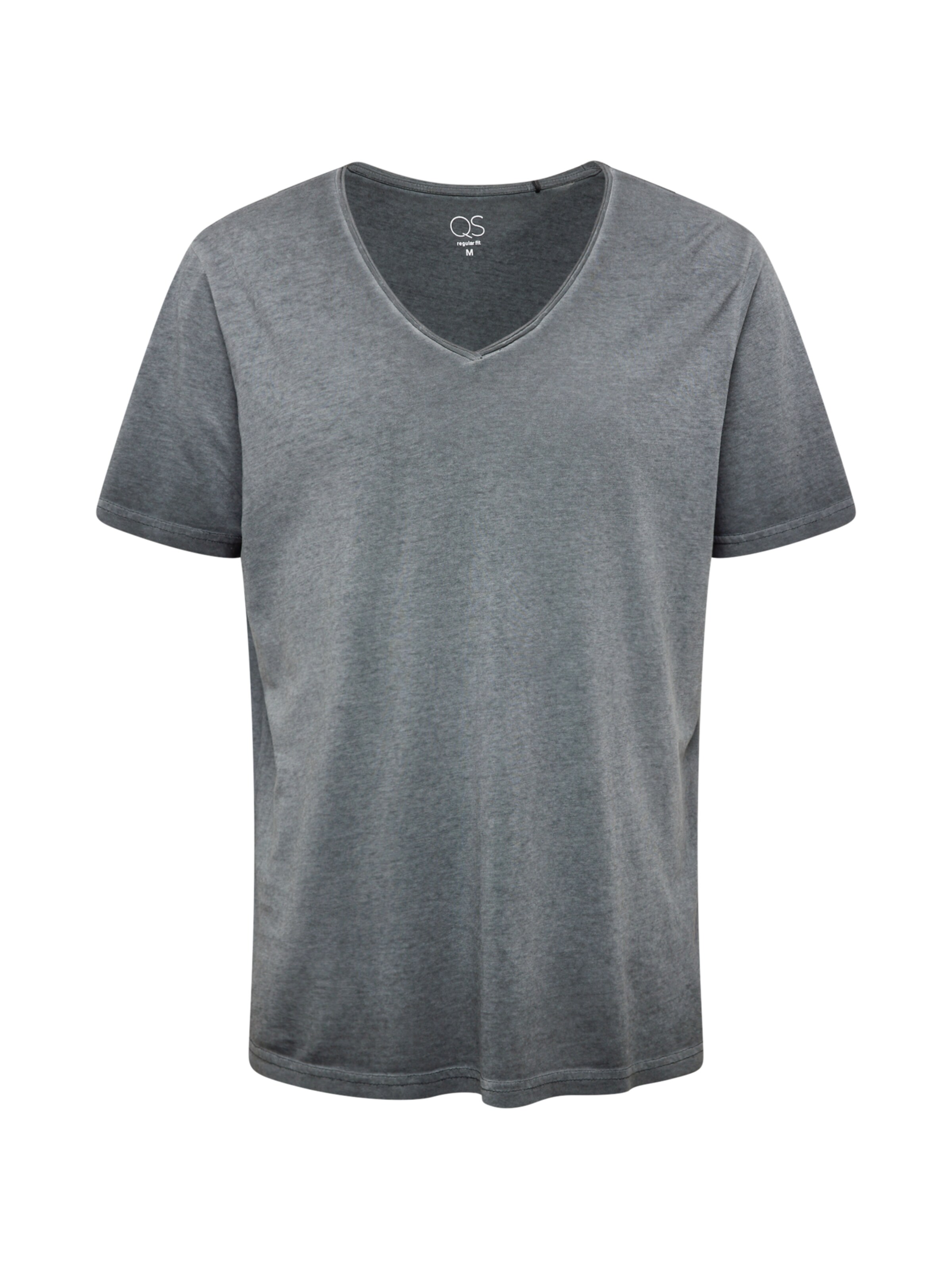 QS T-Shirt in Grau: Vorderseite