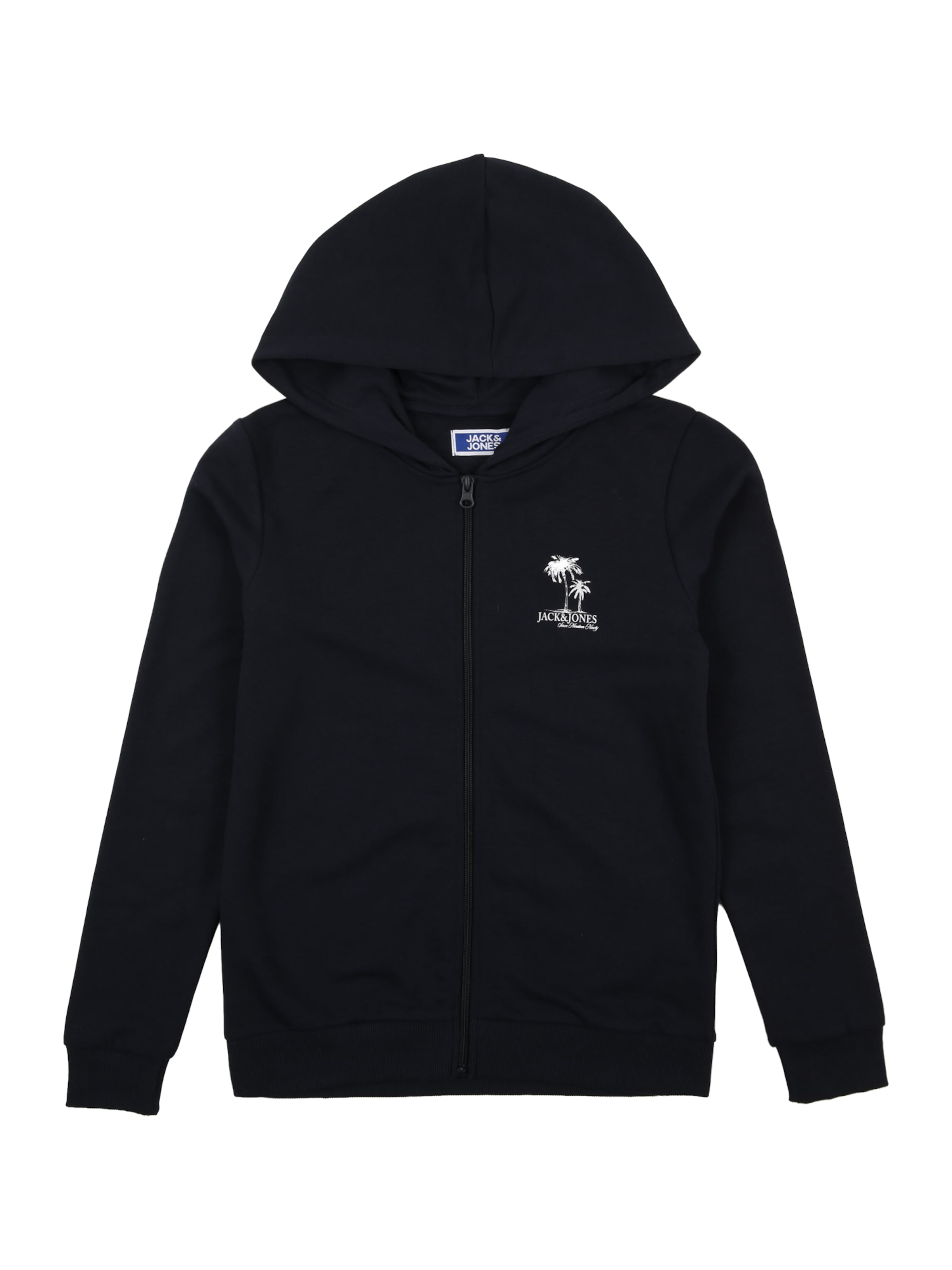 Jack & Jones Junior Sweatjacka 'JORAFA' i blå: framsida