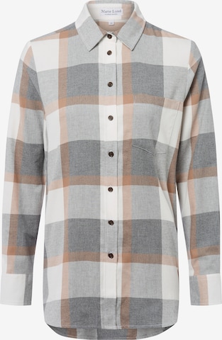 Marie Lund Blouse in Grey: front