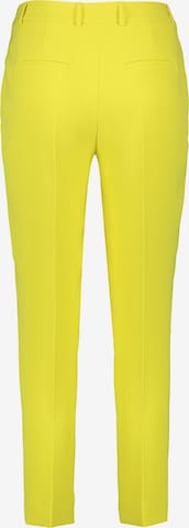 TAIFUN Tapered Pleated Pants in Yellow