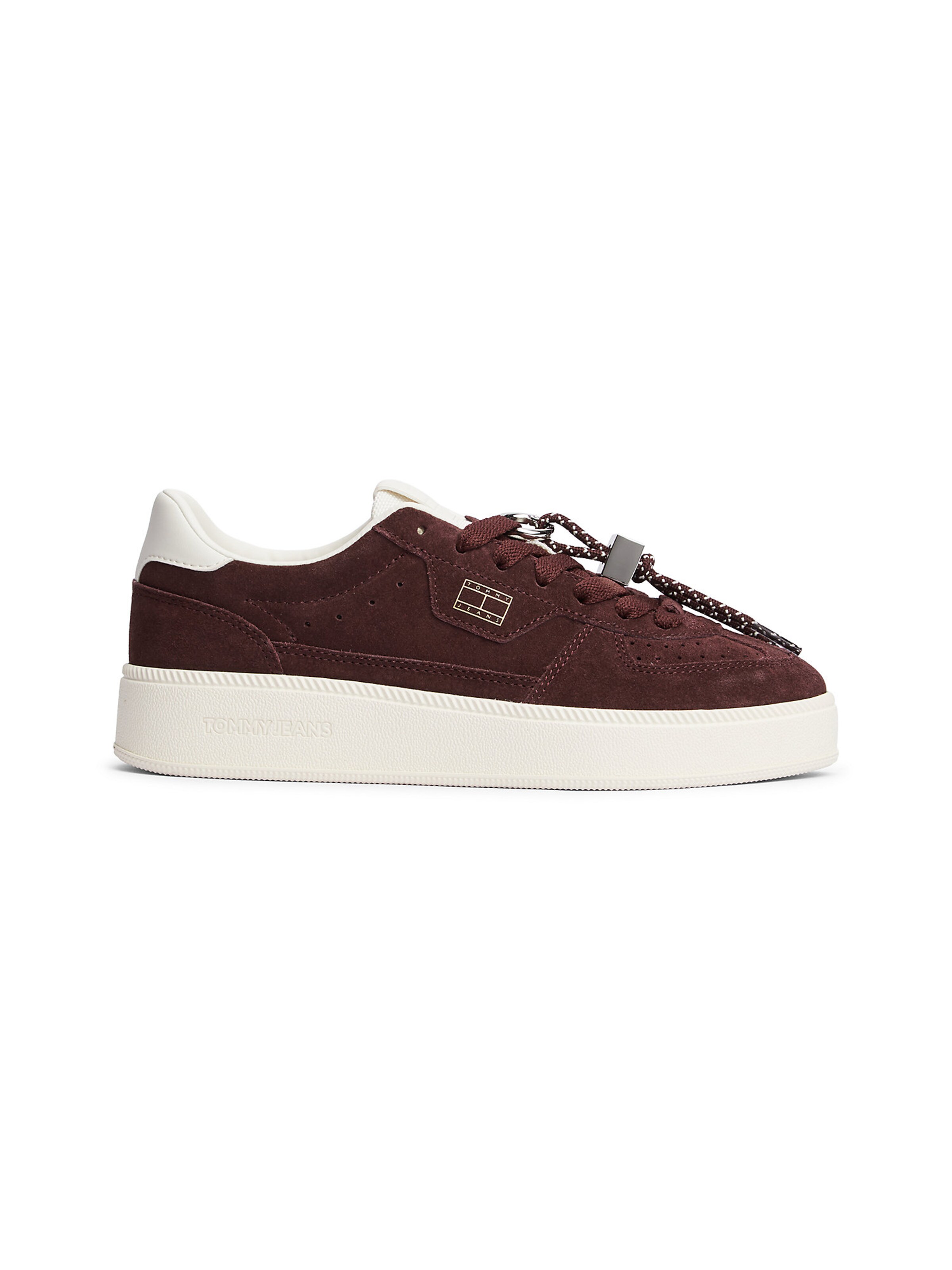 Tommy Jeans Platform trainers in Brown: front