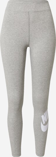 Nike Sportswear Leggings 'Essential' en gris chiné / blanc, Vue avec produit