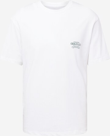 T-Shirt 'COZY' JACK & JONES en blanc : devant