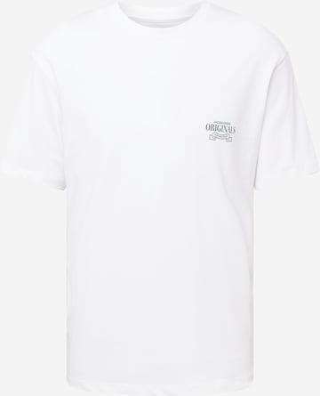 T-Shirt 'COZY' JACK & JONES en blanc : devant