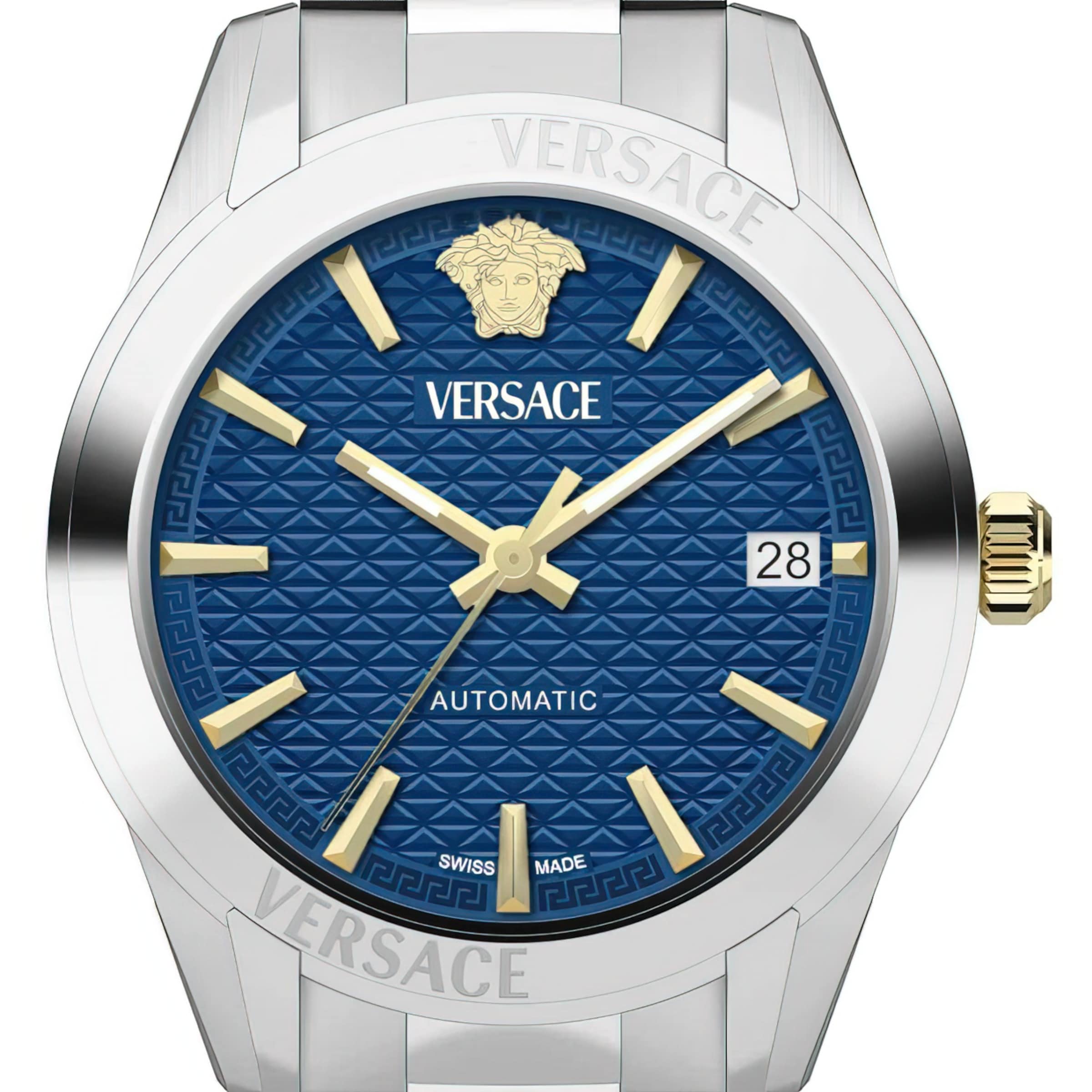 VERSACE Analog watch 'Greca Classic' in Silver