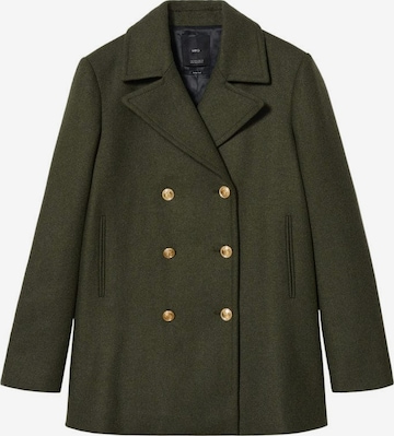 MANGO Between-Seasons Coat 'Bombon' in Green: front