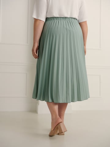 Gonna 'Betty' di Guido Maria Kretschmer Curvy in verde