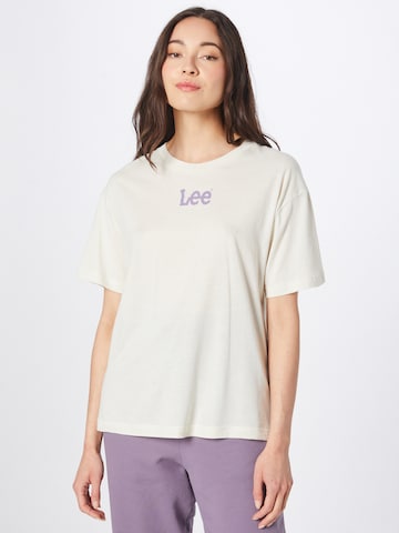 Lee T-Shirts in Weiß: predná strana
