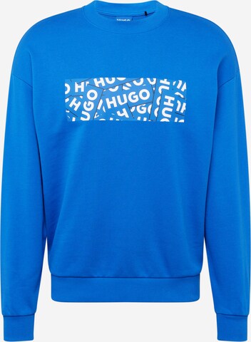 Sweat-shirt 'Naylos' HUGO en bleu : devant