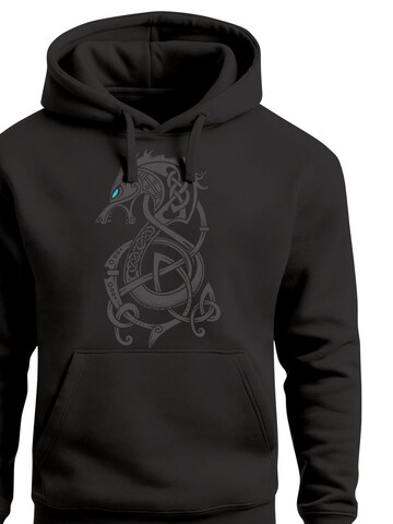 Neverless Sweatshirt 'Fenrir Odin' in Black