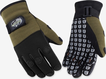 normani Full finger gloves ' Selachii ' in Black: front