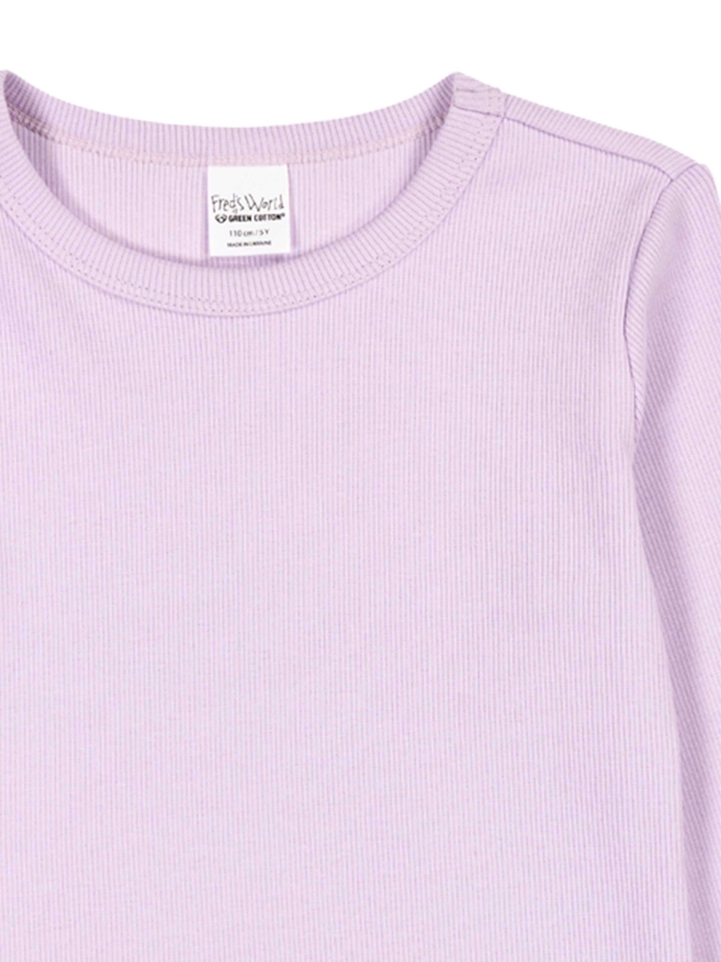 T-Shirt Fred's World by GREEN COTTON en violet