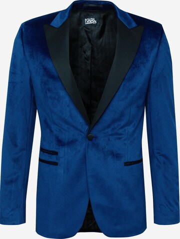 Coupe slim Veste de costume 'FORTUNE' Karl Lagerfeld en bleu : devant