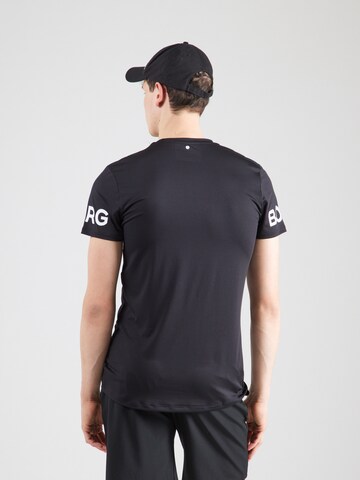 BJÖRN BORG Performance shirt 'BORG' in Black