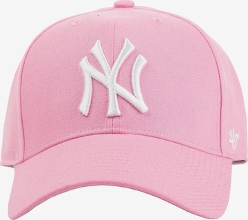Casquette '47 Brand New York Yankees MVP' 47 en rose : devant