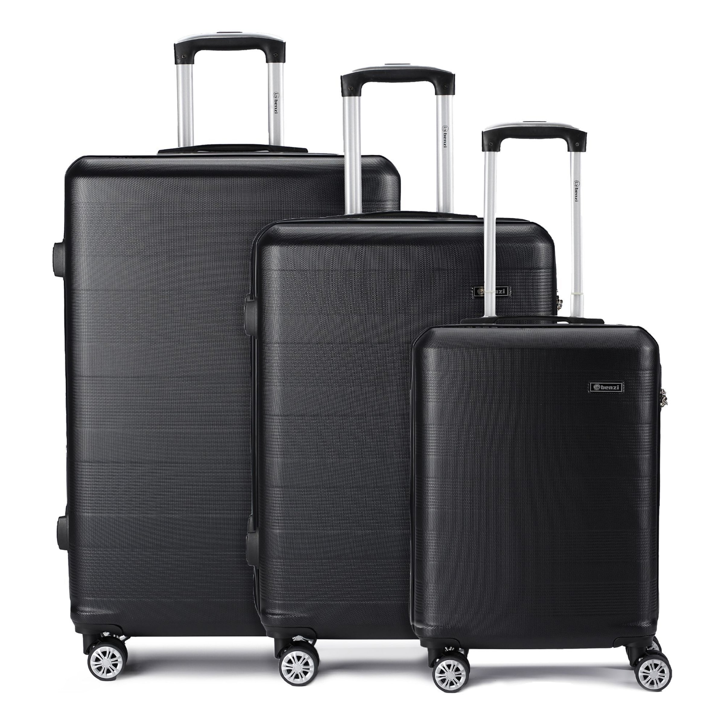 Benzi Suitcase set in Black: front