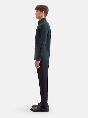 Coupe slim Chemise business 'Uni' SEIDENSTICKER en vert