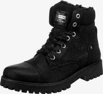 Bottes BULLBOXER en noir : devant