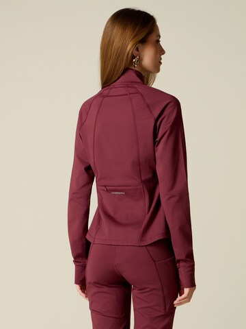Veste de survêtement oltre en rouge
