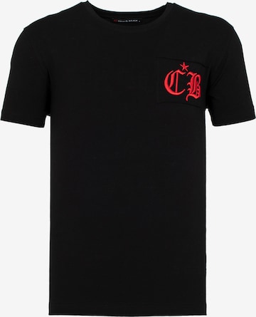 CIPO & BAXX Shirt 'CT573' in Zwart: voorkant