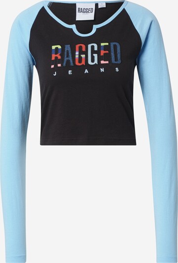 The Ragged Priest T-shirt 'Being' en bleu marine / bleu clair / rose / rouge / noir, Vue avec produit