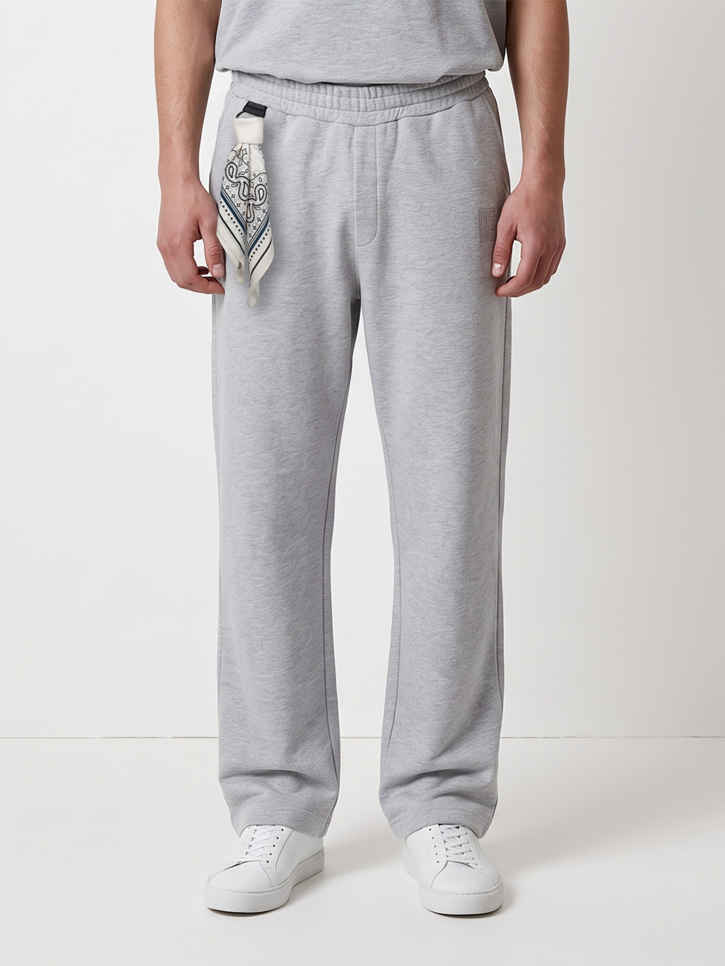 Alessandro Magno Loose fit Workout Pants 'CORE 8.0 JOGGPANTS' in Grey: front
