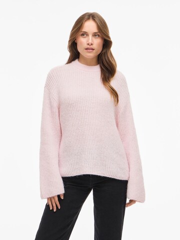 VILA Sweater 'VIEllis' in Pink: front