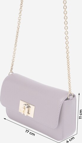 FURLA - Mala de ombro 'ARES' em roxo